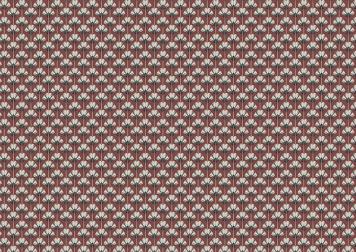 Ted Baker Palm Geo, Crimson - Twist&Fit Roller Blind - Image 6